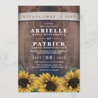 Pays Baril rustique Vintage Tournesol Mariage