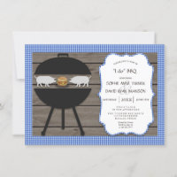 Pays En vichy Wood I DO BBQ Engagement Party