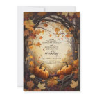 Pays Floral Citrouille Mariage de script