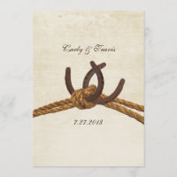 Pays Rustic Horseshoe Mariage