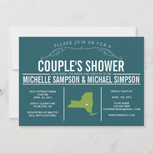 Invitation Pays Rustic State Couple's Shower