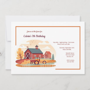 Invitation Paysage de ferme