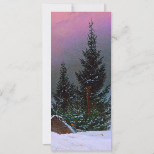 Invitation Paysage d'hiver Caspar David Friedrich