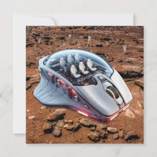 Invitation PC Souris-Voile : Défilement sur Mars - Mission 01