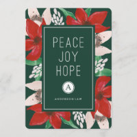 Peace Joy Hope Corporate Holiday