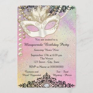 Invitation Pearl Watercolor