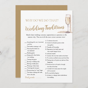 Invitation Pearls & Prosecco Traditions Mariages Jeu de marié
