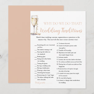 Invitation Pearls & Prosecco Traditions Mariages Jeu de marié