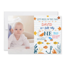 Pêche 1er anniversaire garçon O-fish-ally photo