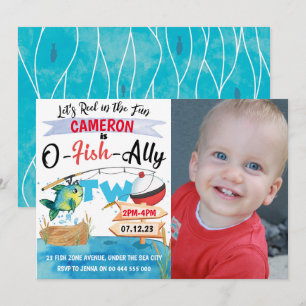 Invitation Pêche terminée 2e anniversaire Photo O-Fish-Ally 2