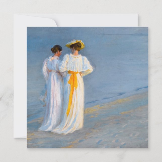 Invitation Peder Severin Kroyer - Anna Ancher & Marie Kroyer (Devant)