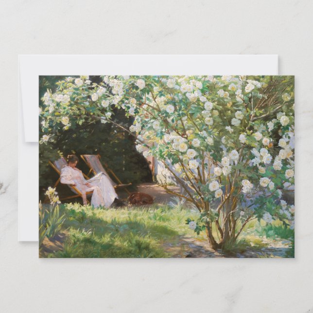 Invitation Peder Severin Kroyer - Roses (Devant)