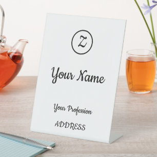 Invitation Pedestal Sign