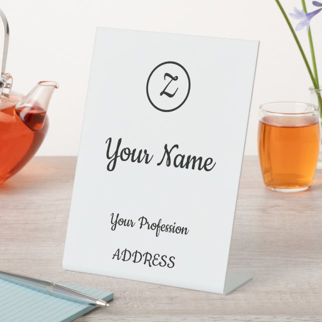 Invitation Pedestal Sign (In SItu)