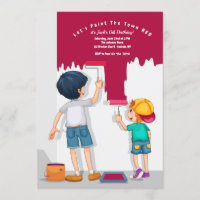 Peignons l'anniversaire rouge de la ville