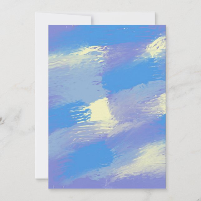 Invitation peinture abstraite (Devant)