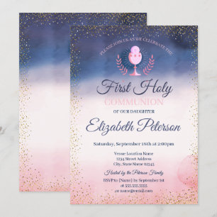 Invitation Peinture Aquarelle Fraîche Éclaboussure Première C