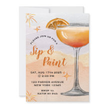 Invitation Peinture Et Sip