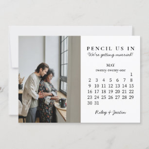 Invitation Pensez-nous dans Enregistrer la date Mai 2021 Cale