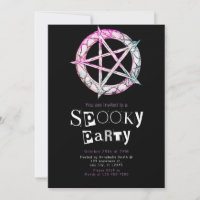 Pentagram Pagan Moderne minimaliste Halloween