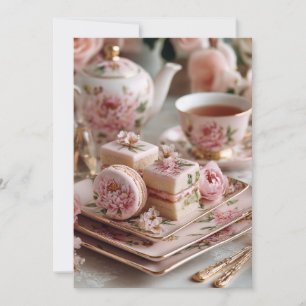 Invitation Peony Blush   Pétales roses