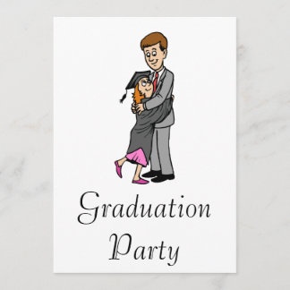 Invitation Père et fille diplômée