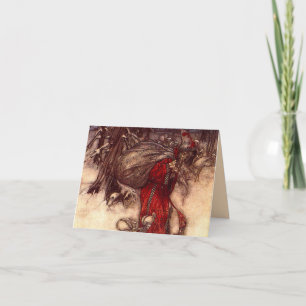 Invitation Père Noël Arthur Rackham 