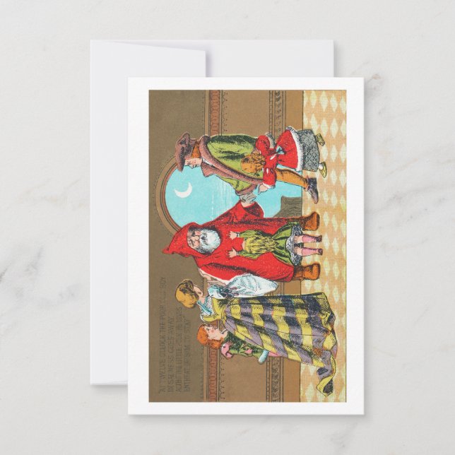 Invitation Père Noël et son petit ami (Devant)