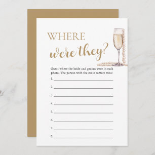 Invitation Perles et poursuites où étaient-ils deux jeux