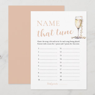 Invitation Perles et Procuco Nom qui aiguise jeu nuptiale