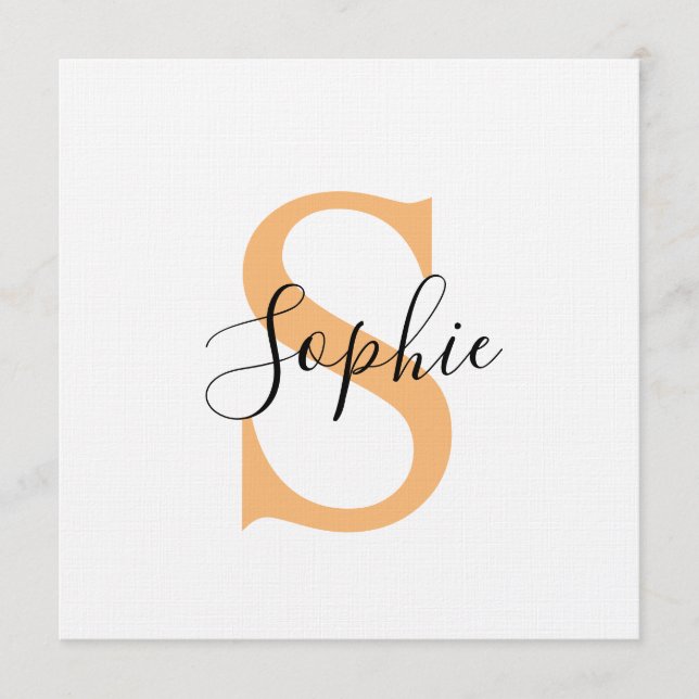 Invitation Personalised Your Name, Custom Name, Birthday Gift (Devant)