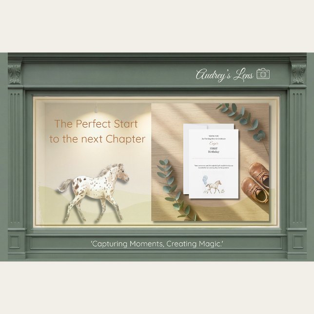 Invitation Personalized Miniature Horse Thank You Card (Créateur téléchargé)