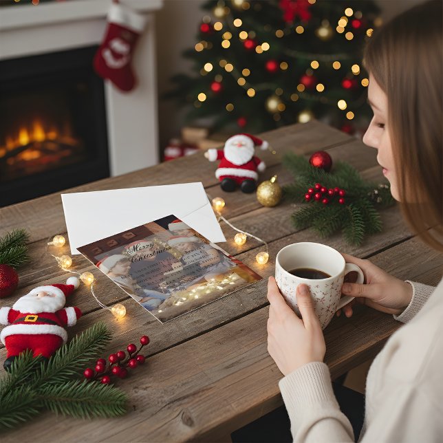 Invitation Personalized Photo Christmas Greeting Card (Créateur téléchargé)
