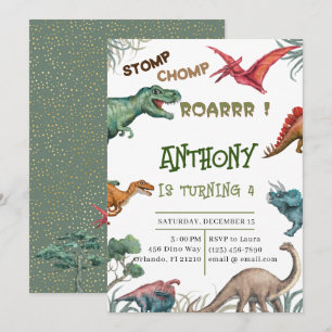 Invitation Personnage moderne de baby shower d'anniversaire d