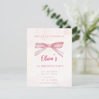 Invitation personnalisable pour une fête d'anniver