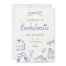 Invitation personnalisable pour week-end de jeune 
