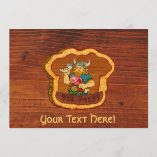 Invitation personnalisable Viking