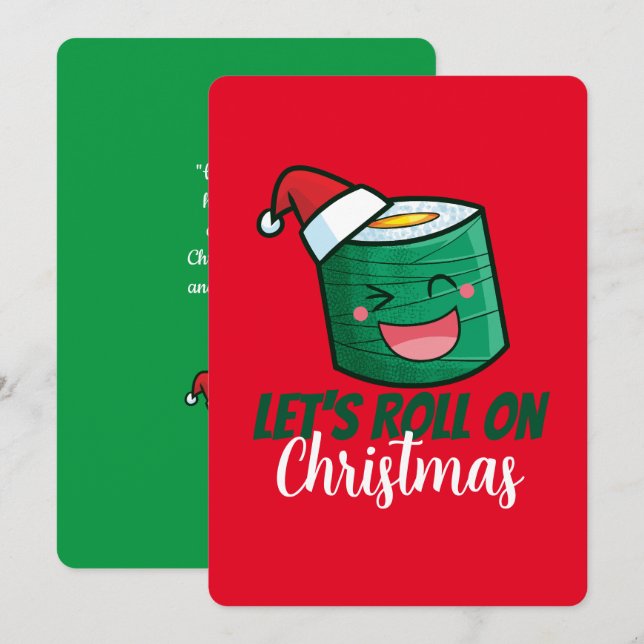 Invitation PersonnalisableFaisons défiler Noël (Devant / Derrière)