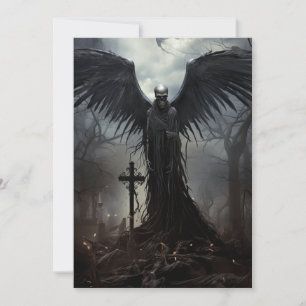 Invitation Personnalisé Halloween Party Gothique Squelette Gr