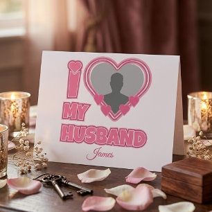 Invitation Personnalisé J'aime mon mari – Ajouter une photo e