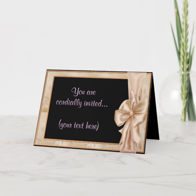 Invitation personnalisée (Devant)