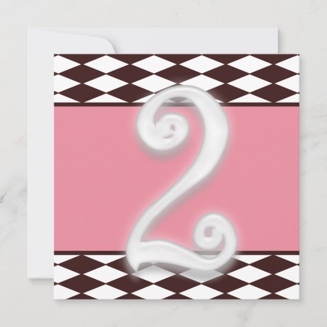 Invitation personnalisée d'anniversaire (Devant)
