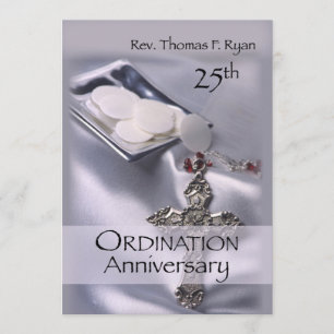 Invitation personnalisée de la 25e ordination