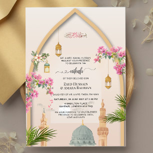 Invitation personnalisée de Nikah à la Masjid An-N