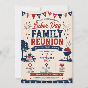 Invitation personnalisée de réunion de famille pou