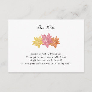 Invitation personnalisée du jour de mariage 'Our W