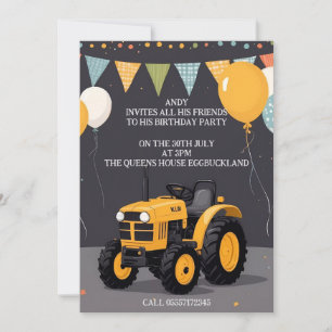 INVITATION PERSONNALISÉE POUR ENFANTS