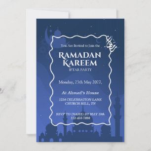 Invitation personnalisée pour Iftar Ramadan Kareem
