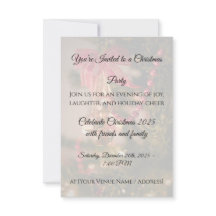 Invitation personnalisée pour la fête de Noël