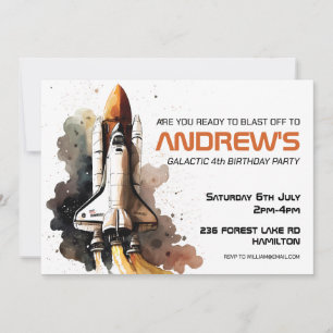 Invitation personnalisée pour l'anniversaire d'un 